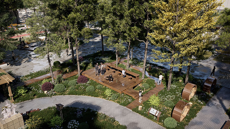 校园林下阅读空间建设策划设计 校园林下阅读空间建设策划设计