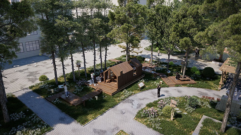 校园林下阅读空间建设策划设计 校园林下阅读空间建设策划设计