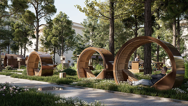 校园林下阅读空间建设策划设计 校园林下阅读空间建设策划设计