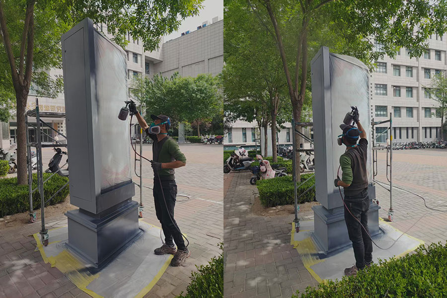 校园导视系统维护场景